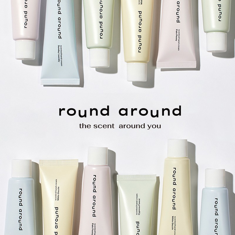 round around Scented Hand Cream 50ml - White Dazzle