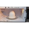 HOME - X MICROWAVE EGG BOILER WITH SAUCER FOR HARD-BOILED