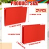 Qeeenar 24 Pcs Extra Capacity Hanging File Folders Letter Size,