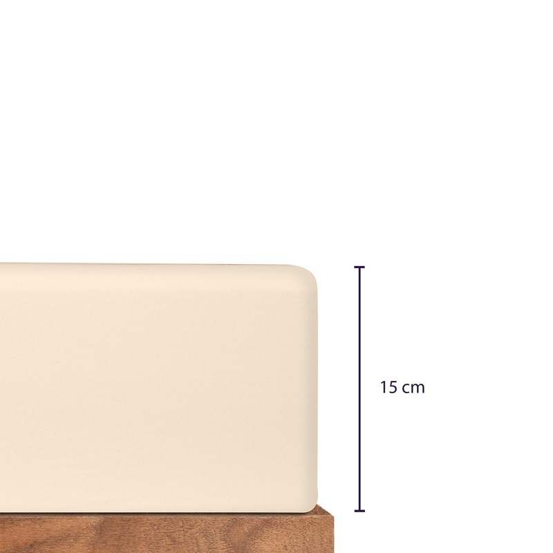 BRIELLE Children's Premium Jersey Fitted Sheet, 100% Combed Cotton, 145