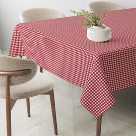 Martina Home Petit Vichy Teflon Coated Tablecloth 220 x 140 cm Red