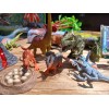 Oriate Dinosaur Toy Figurines with Cards and Play Mat