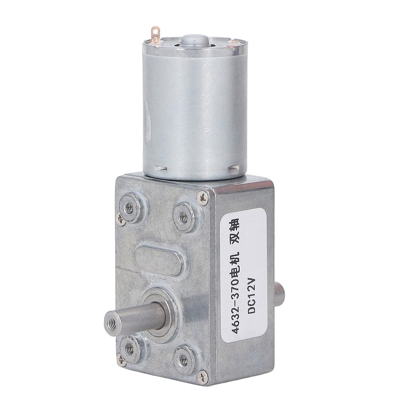 Double Shaft Gear Motor Self Locking CW CCW Aluminum Alloy