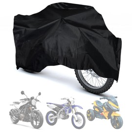 Klmnop Kids Motorcycle Cover, Waterproof Oxford Kids Toy Motorcycle Cover with Adjustable Drawstring, All Weather Protection Universal for Children's Electric Motorcycle Bike(Black)