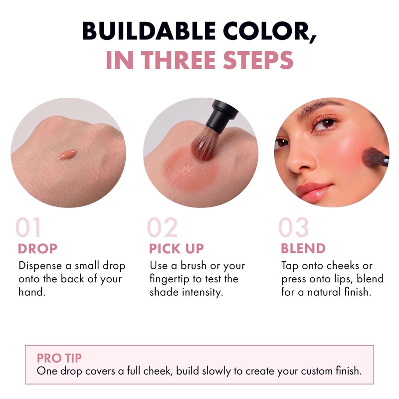 Daniel Sandler Watercolour Liquid Blush — Buildable Long-Lasting Matte Pastel