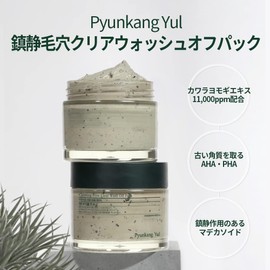  PYUNKANG YUL Calming Pore Clear Wash-Off Pack, 3.4 fl oz (100 ml), Cleansing Pores and Skin Stains, Pore Care, Skin Oil Control, Popular Korean Skin Care, Green Bean Extract,