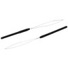 20 Pcs Hair Extension Loop Needles Black Loop Tool Threader