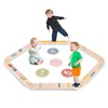JOYTRY Kids Wooden Balance Beam, 6 PCS Toddler Waldorf and