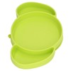 Kids Divided Plates Safe Silicone Foldable Prevent Slipping Toddler Suction