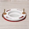 Oatey 43646 Closet Flange Spacer, 1/2 in T, PVC, White,