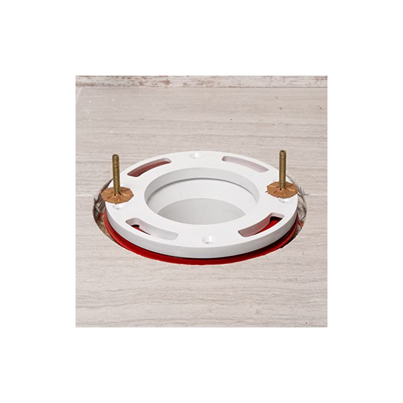 Oatey 43646 Closet Flange Spacer, 1/2 in T, PVC, White,
