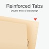 Pendaflex End Tab Fastener File Folder, Manila Folders with Two