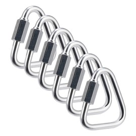 Delta Quick Link Triangle Locking Carabiner 1/4" M6 6MM 6pcs