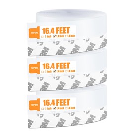 49.2 Ft Door Weather Stripping Door Seal Strip Tape,Silicone Door Draft Stopper,Self Adhesive Shower Door Bottom Seal, Door Insulation Strip for Door Frame Windows and Glass Gaps (Transparent, 35mm)