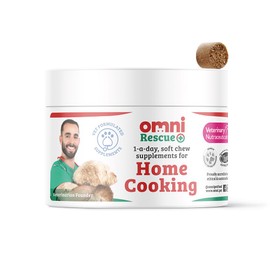 Omni Dog Supplements - One-a-Day Home Cooking Dog Chews to Supplement Home Cooked Diet, Vet Grade with Nutrients and Vitamins to Help Prevent Nutritional Deficiencies, 30 Servings, Medium Dog 15-35 Kg