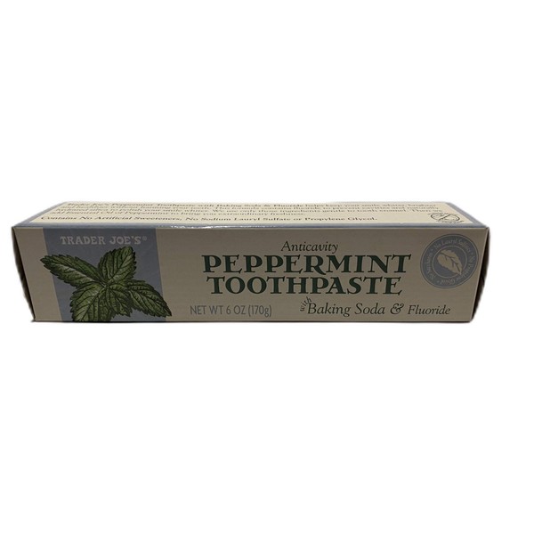 Trader Joe's Peppermint Toothpaste with Baking Soda & Fluoride