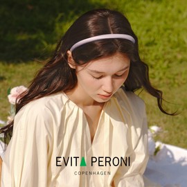 EVITA PERONI Silk Headband Thin Headbands for women Satin Headbands Non Slip and Comfortable Headbands for Women-Pink Purple