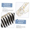 DECHOUS Shaped Hair Straightening Comb Portable Clamp Brush for Efficient