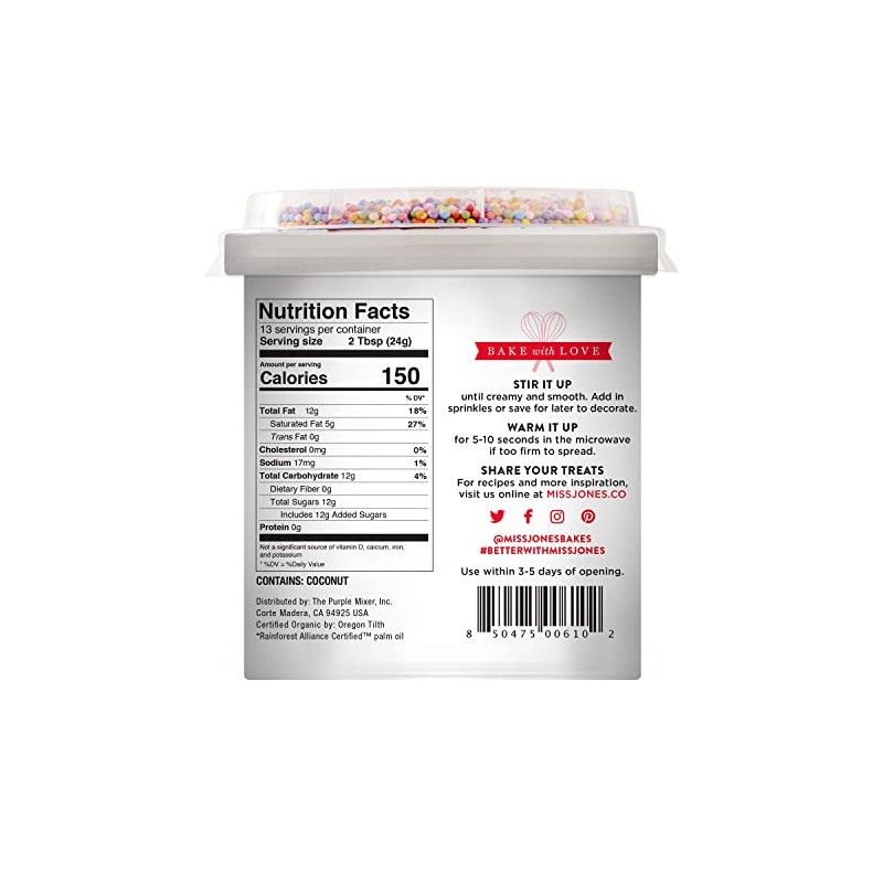 Miss Jones Baking Miss Jones Baking Co. Confetti Pop Vegan