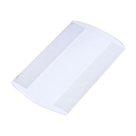 White Double Sided Nit Fine Tooth Head Lice Hair Combs For Kids Pet dog Flea Plastic Hair Remove Lice Brush Combs W8E1 Comb，Grooming，Dog Combs