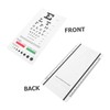 VILLFUL Portable Eye Test Chart Comprehensive Testing for Adults and