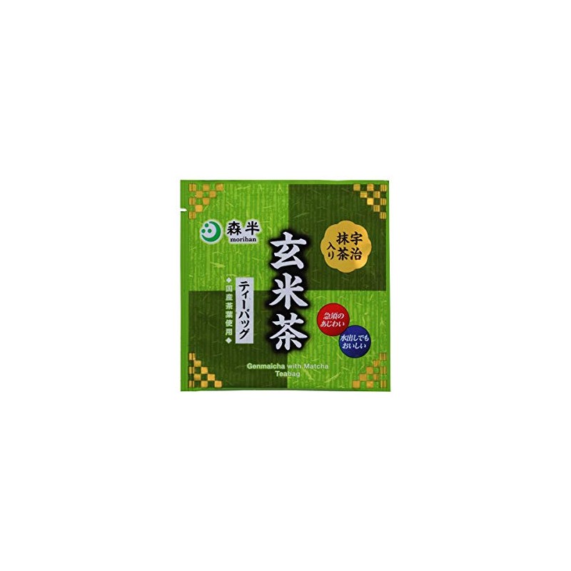 Mori Han Genmaicha with Uji Matcha Tea, 1.6 oz (46