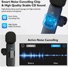3.5mm Wireless Lavalier Lapel Microphone Intelligent Noise Canceling Automatic Pairing