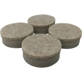 Shepherd Hardware 9916 1-1/2-Inch Heavy Duty Felt Gard Self-Adhesive Leveling Furniture Pads, 4-Pack , Beige