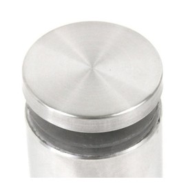 Stainless Steel Standoff - 1 1/2" Diameter 1 3/4" Length Brushed Finish