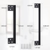 Door Latch Guard Home Security Door Lock Plate, Outswing Door