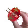 Novelty Tomato Claw Clip,Funny Acetate Claw Clip for Women,Fashion Hair