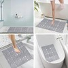 Shower Mat Non Slip，24"X24" Bathtub Mat Non Slip Square Shower