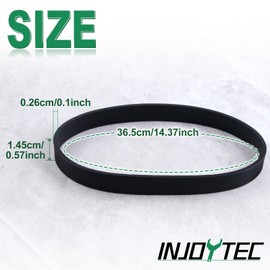 INJOYTEC Staubsauger-Ersatzriemen, kompatibel mit Bissell Modellen 2252, 2254, 1793, 1792, 2259, 22543, 2256, 82H1, 2191U, 2191, 2260, 21K3, 22C1, 3522, 3545, etc. Ersatz-Staubsaugerriemen, 4 Stück