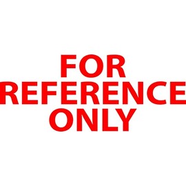 New Trodat 4912 Self Inking Rubber Stamp w. for Reference Only