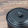 JS Jackson Supplies Freestanding Toilet Paper Holder for Extra Large