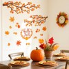 Peacoblue Autumn Maple Leaves Wall Stickers Decals Decor Removable Peel