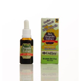 Uniflora Brazilian Green Bee Propolis Liquid Extract – 35% Concentration – Alcohol-Free – 30ml (Pack of 12)