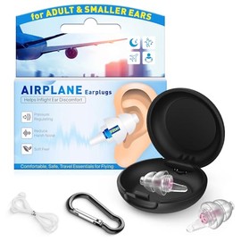 Tapones para los oídos Softvox para aliviar la presión en los aviones y prevenir el dolor de oídos - Artículos esenciales para viajar en avión - Cómod