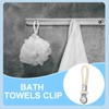 PATIKIL Metal Kitchen Towels Clip, 4 Pack Tea Towel Holder