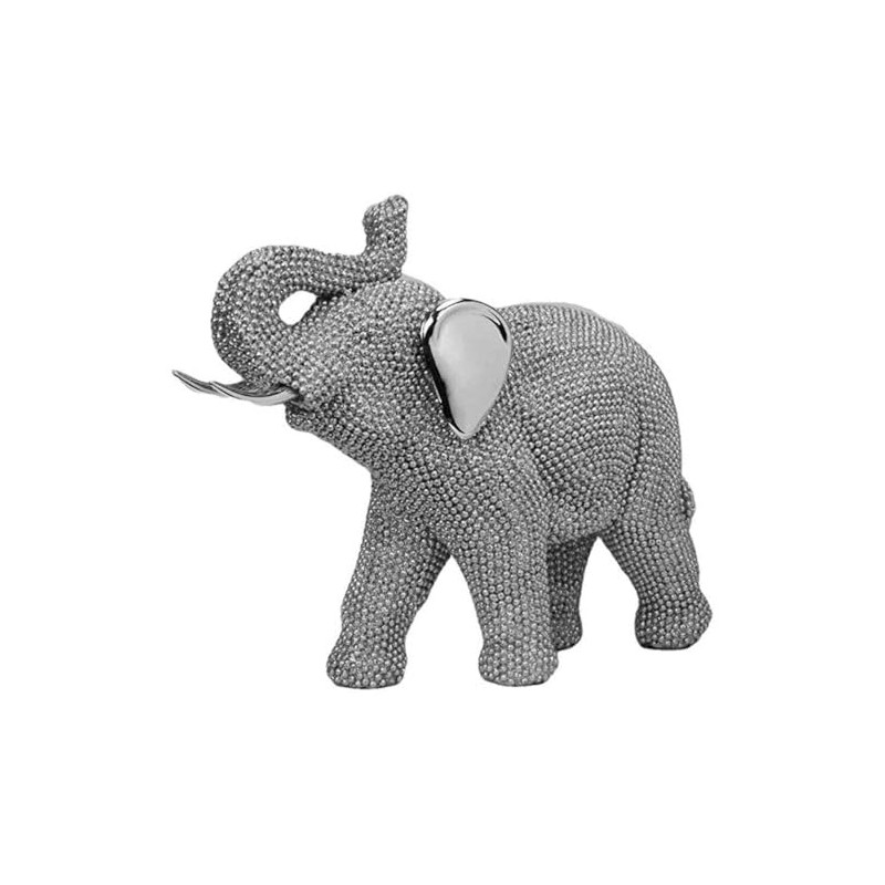 Naturecraft Collection Sparkly Diamante Elephant Figurine Statue NC1151