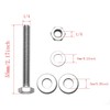 TAODAN 4 Set Sign Post Mounting Bolts Hardware Accessories Set