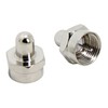 RFAdapter Coax Cap Cover, 75 Ohm Terminator, 10 Pack, Coax