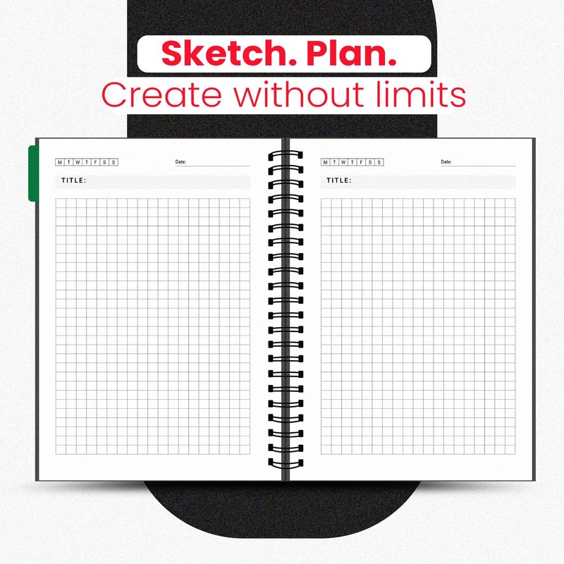 Meeting Notebook for Work 8.5x11 – Professional Meeting Planner with