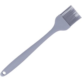 Brocha para Repostería, Cepillo para Aceite de Cocina, Cerdas Suaves Desmontables, Silicona de Grado Alimenticio, Resistente a Altas Temperaturas para Asar (Gris claro)