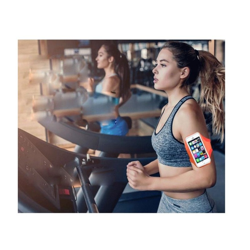DFV mobile - Professionelle Abdeckung Chinlon-Lycra Armband Sport Laufen Fitness