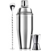 25oz Cocktail Shaker Set, Martini Shaker Set with Built in