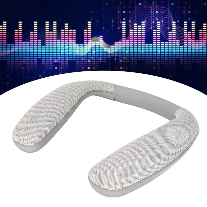 Bluetooth Neckband Speaker Stereo Noise Cancelling Hands Free Wireless Wearable