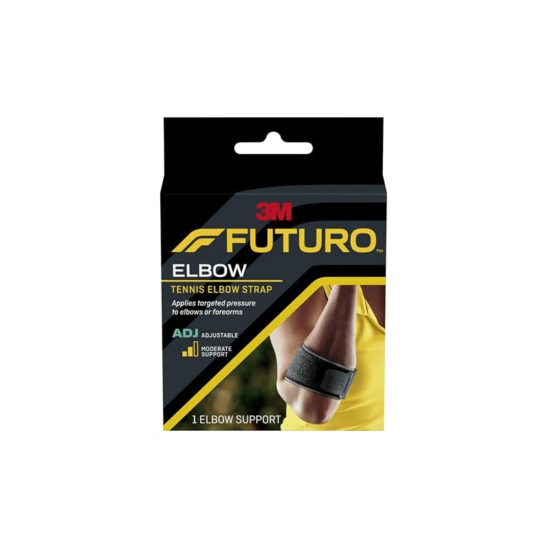 FUTURO Tennis Elbow Strap, Provides Moderate Support to Weak, Sore
