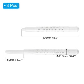 PATIKIL Watercolor Gel Crayon, 3Pcs Washable Twist Crayons for Coloring Drawing Painting, White