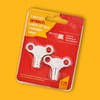 Amtech C3125 2 Piece Radiator Key Set - Clock Type